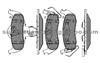 Brake Pad For Honda GDB4137