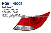 Accent 2011 Tail Lamp L 92401-1R030 R 92402-1R030