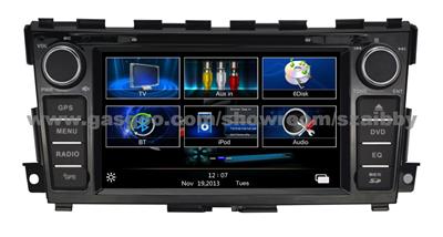 2013 Nissan Teana, 8 Inch High-Definition Digital Screen Car DVD, Built-In Bluetooth, GPS