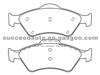 Brake Pad For Honda D1200-8320