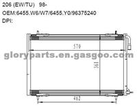 Peugeot Condenser 6455Y0/6455W7