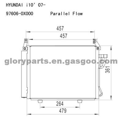 Hyundai Condenser 97606-0X000