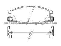 Brake Pad For Honda D363-7347