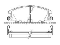 Brake Pad For Honda 238.14
