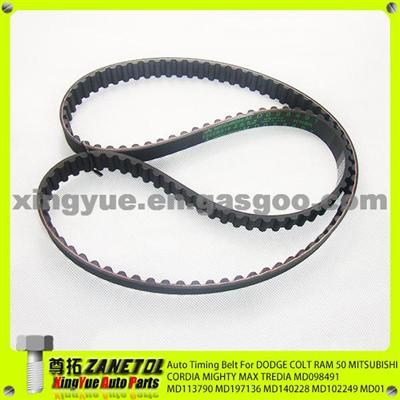 MD098491 MD113790 MD197136 MD140228 MD102249 Timing Belt For Dodge Ram 50 Eagle Hyundai Sonata Stellar Mitsubishi Cordia Delica