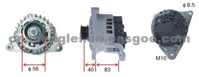 VW Audi A4 1.8 98-00 Passat Car Alternator 0124315010