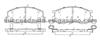 Brake Pad For Honda MDB1425