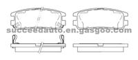 Brake Pad For Honda D580