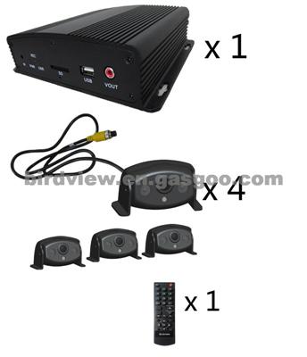 Birdview Vehicle Around View Video Recording System