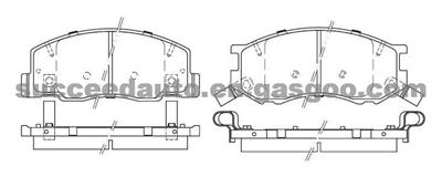 Brake Pad For Honda MDB1425