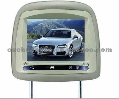 8 Inch Car DVD Headrest Monitor Pillow