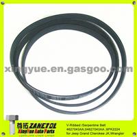 4627043AA 04627043AA 53032755AA V-Ribbed Serpentine Belt For Jeep Wrangler Dodge Dakota Durango Ram 1500 Ford Focus 3.6L-V6