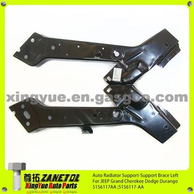 5156117AA 5156117-AA Auto Left Radiator Support For Jeep Grand Cherokee Dodge Durango