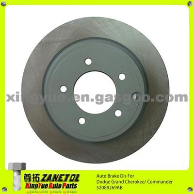 52089269AB Auto Brake Disc For Jeep Grand Cherokee Commander