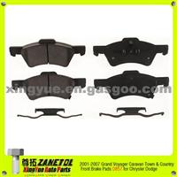 Car Auto Brake Pad For Chrysler Voyager Town & Country Jeep Cherokee Dodge Caravan 5019805AA 5071948AA 5083882AB