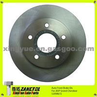 52098672 Auto Front Brake Disc Rotor For Jeep Grand Cherokee