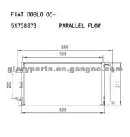 FIAT Condenser 51758873