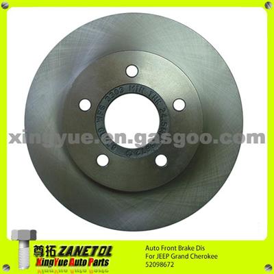 52098672 Auto Front Brake Disc Rotor For Jeep Grand Cherokee