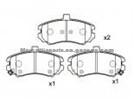 Brake Pad Set, Disc Brake For HYUNDAI 58101-2DA50