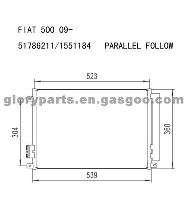 FIAT Condenser 51786211