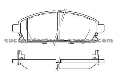 Brake Pad For INFINITI Nissan D691