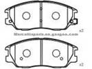 Brake Pad Set, Disc Brake For HYUNDAI 58101-39A60