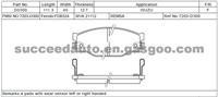 Brake Pad For Isuzu GDB935