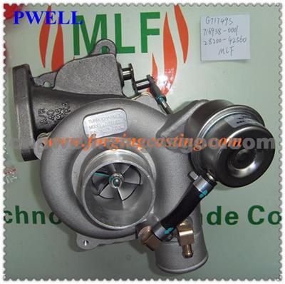 Cheap And Fine!!! GT1749S 716938-0001 28200-42560 Turbocharger For Hyundai