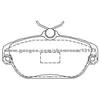 D634  Brake pad  Volvo