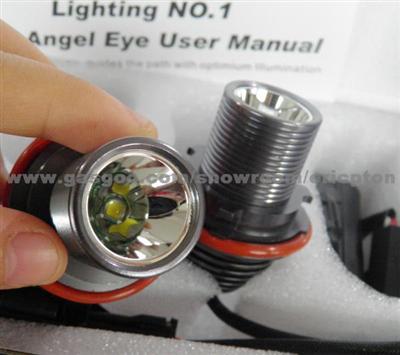 AE101 Black Wholesale High Quality 2*10w 20w Cree LED Angel Eyes For BMW E39 E60 E61 E63 E64 E65 E87 X3 Led Marker