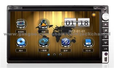 6.95 Inch Wince 6.0 System Universal Car Dvd Player With GPS