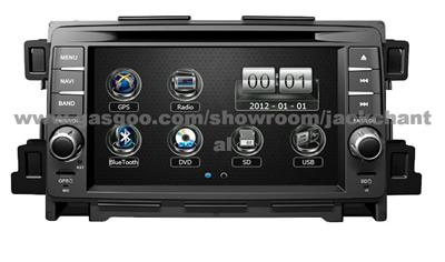 High Quality Car DVD Player For Mazda CX-5 With GPS + Radio + Ipod + Bluetooth