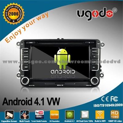 Android O.S. 4.1 A9 VW DVD GPS (DG-8025) Player With WIFI 3G
