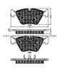 Brake Pad For JAGUAR DB1242