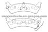 Brake Pad For Jeep D666