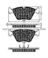 Brake Pad For JAGUAR 270.10