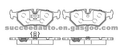 Brake Pad For JAGUAR D517-7396