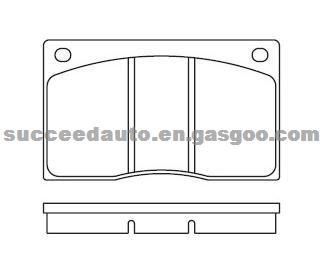 Brake Pad For JAGUAR D135-7067