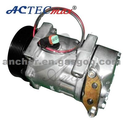 SD7H15 Air Conditioner Compressor OEM#SD8067,SANDEN7980,10575186,1376998,1412263 , OEM#1888034 For SCANIA 94/114/124/144/164