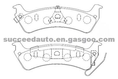 Brake Pad For Jeep D666