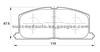 Brake Pad For Jeep LP1557