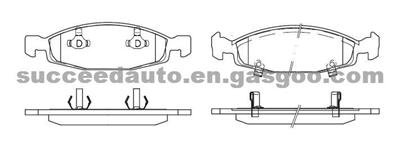 Brake Pad For Jeep D790-7660