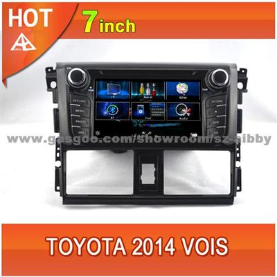 AT001  Toyota 2014 Vios Car Dvd Player Bluetooth,Ipod,Radio,TV,USB,3G,Wifi,Canbus,7inch Touchscreen,DHL