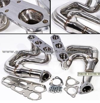 PORSCHE BOXSTER 987 2.7 3.2 3.4 S CAYMAN 3.4 S STAINLESS STEEL EXHAUST MANIFOLDS