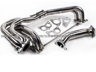 92-05 SUBARU IMPREZA TURBO STAINLESS STEEL 3 BOLT EXHAUST MANIFOLD & UP PIPE