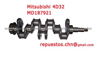 Mitsubishi 4D32 Crankshaft, OEM: MD187921