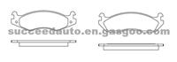 Brake Pad For Jeep D203-7122A