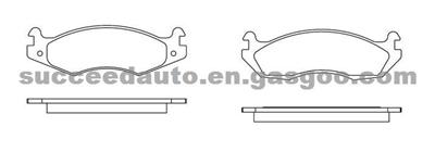 Brake Pad For Jeep D203