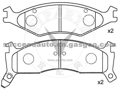 Brake Pad For KIA D670-7550