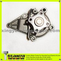 25100-26902 25100-26016 25100-26660 25100-26015 Engine Water Pump For Hyundai Excel Elantra Accent Pony Click Kia Cerato Rio